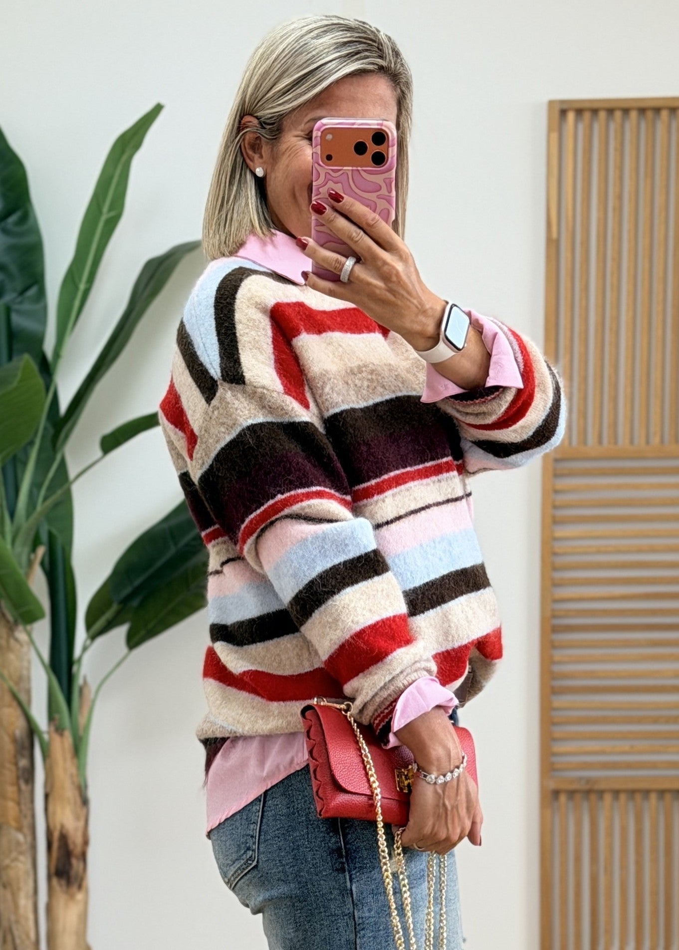 Pull Multi Couleurs Très Doux - Made in Italy