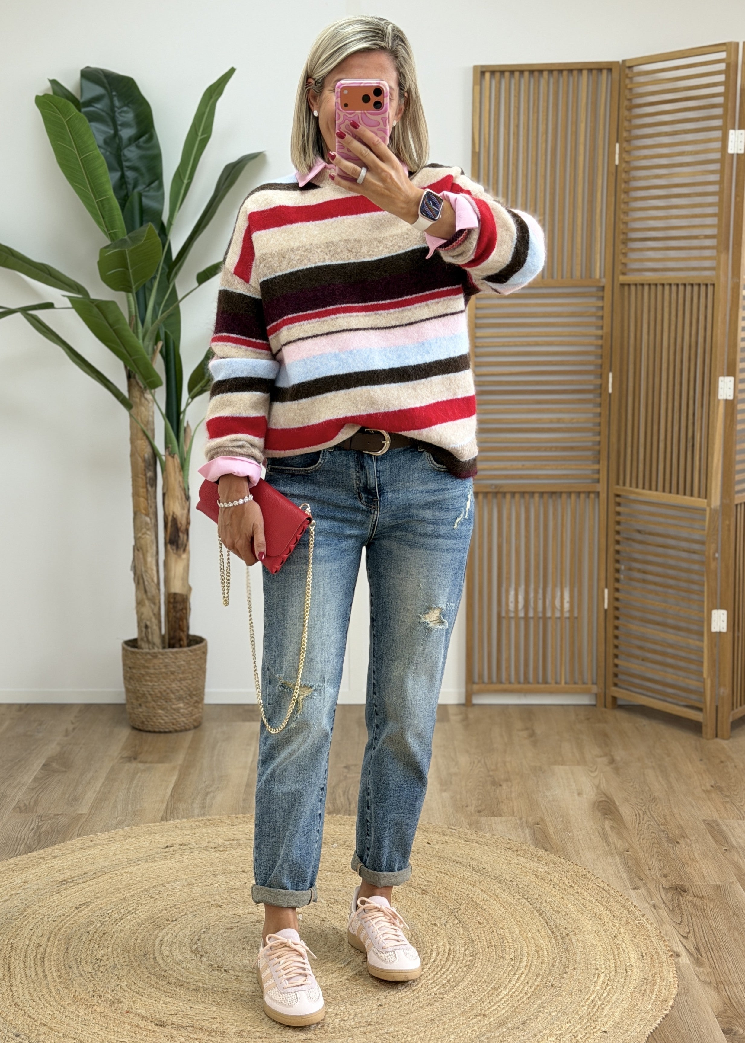 Pull Multi Couleurs Très Doux - Made in Italy