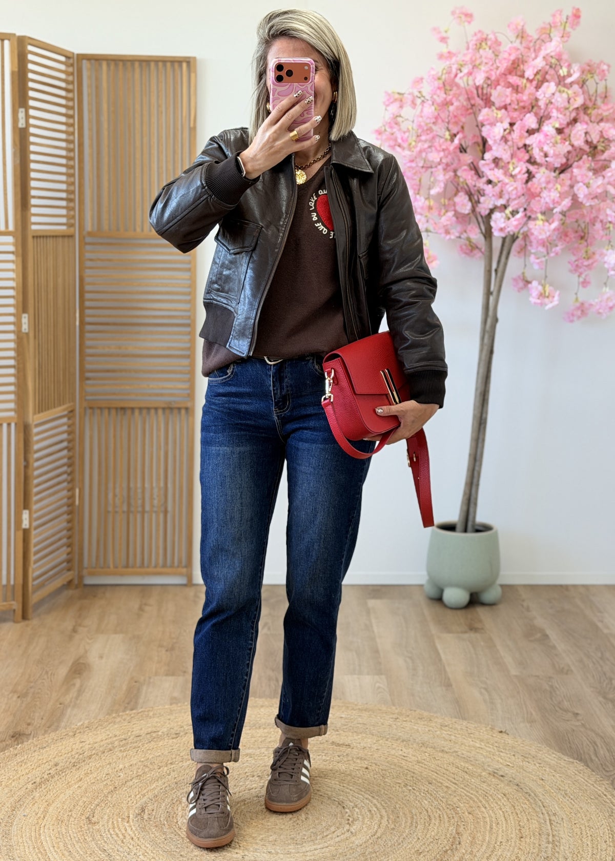 Pull Que du Love – Taille unique - marron