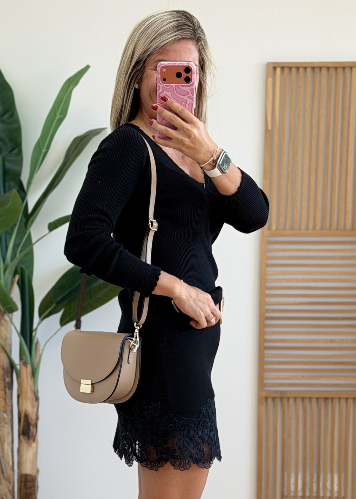 Pull en maille côtelée - Taille unique
