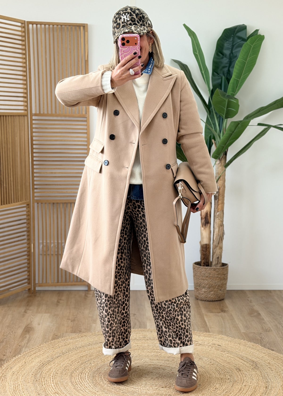 Manteau double boutonnage