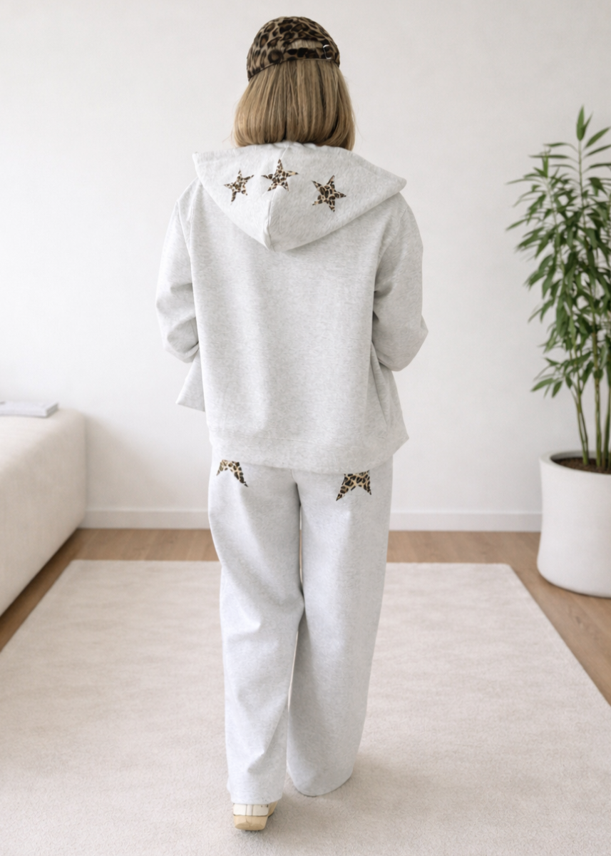 Gilet sweat Sigrid gris